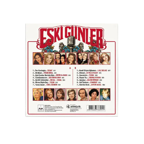 Çeşitli Sanatçılar 'dan | karışık Pop Plak | Eski Günler - Çeşitli Sanatçılar Plak | Almanya 'da Türkçe Plak Sipariş