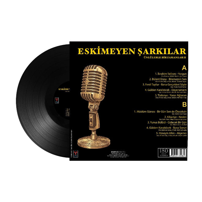 Eskimeyen Şarkılar Ünlülerle Bir Zamanlar II (Plak)çeşitli Sanatçılar 'dan | Karışık Arabesk | Plak