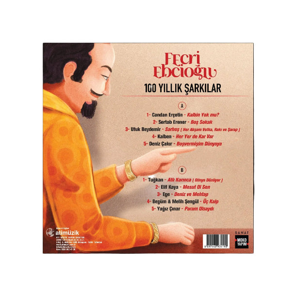 Fecri Ebcioğlu 100 Yıllık Şarkılar - Çeşitli Sanatçılar (Plak)Türk pop müziği | aranjman | Plak | Schallplatte | LP