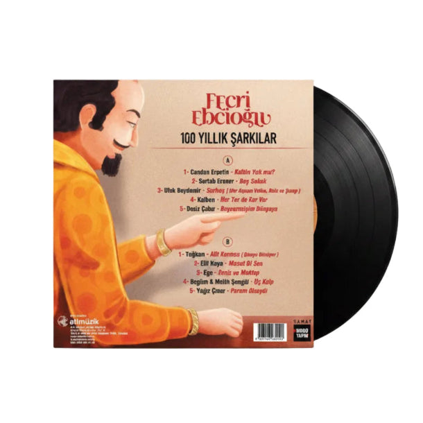 Fecri Ebcioğlu 100 Yıllık Şarkılar - Çeşitli Sanatçılar (Plak)Türk pop müziği | aranjman | Plak | Schallplatte | LP