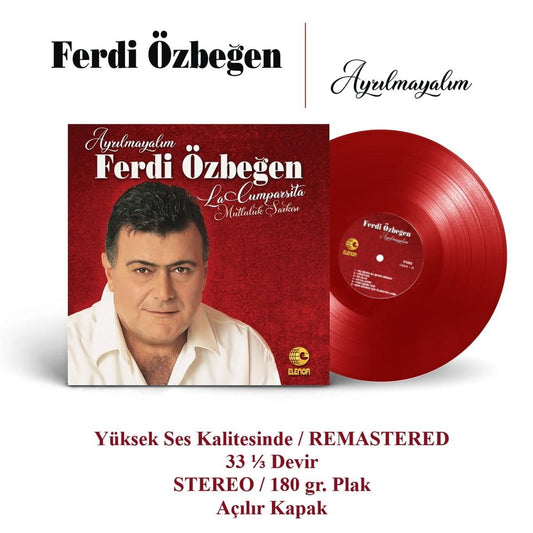 Ferdi Özbeğen / Ayrılmayalım (Kırmızı Plak)Ferdi Özbeğen / Ayrılmayalım Plak | LP