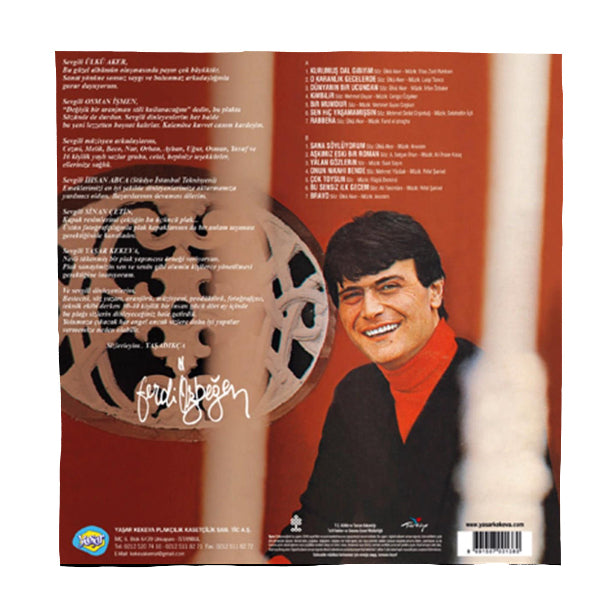 Ferdi Özbeğen - Yaşadıkça (Renkli Plak)Ferdi Özbeğen Yaşadıkça Plak | Schallplatte | LP