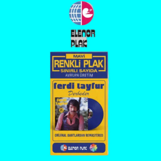 Ferdi Tayfur - Derbeder / Orijinal 45'lik Plak Kayıtları (Renkli Plak)Ferdi Tayfur - Derbeder Plak | Orijinal 45'lik Plak | LP