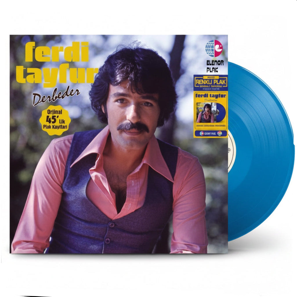Ferdi Tayfur - Derbeder / Orijinal 45'lik Plak Kayıtları (Renkli Plak)Ferdi Tayfur - Derbeder Plak | Orijinal 45'lik Plak | LP