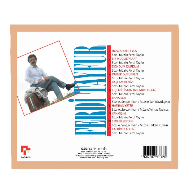 Ferdi Tayfur - Hoşça Kal (CD) Ferdi Tayfur Hoşça Kal CD | Ferdi Tayfur Hoscakal (CD) Arabesk CD