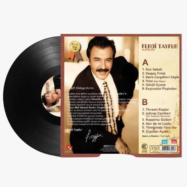 Ferdi Tayfur - Klasikleri Arşiv 2 Plak | Ferdi Tayfur Plak | Ferdi Tayfur - Yaktı Beni Plak | 2 Plak