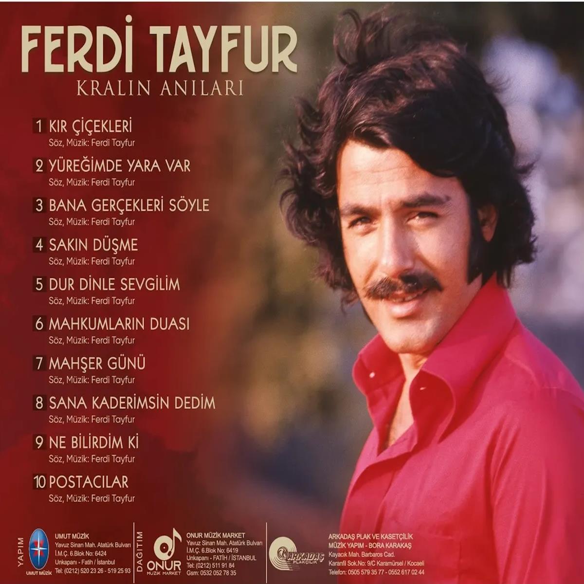 FERDI TAYFUR-Ferdi Tayfur- Kralin Anilari CD