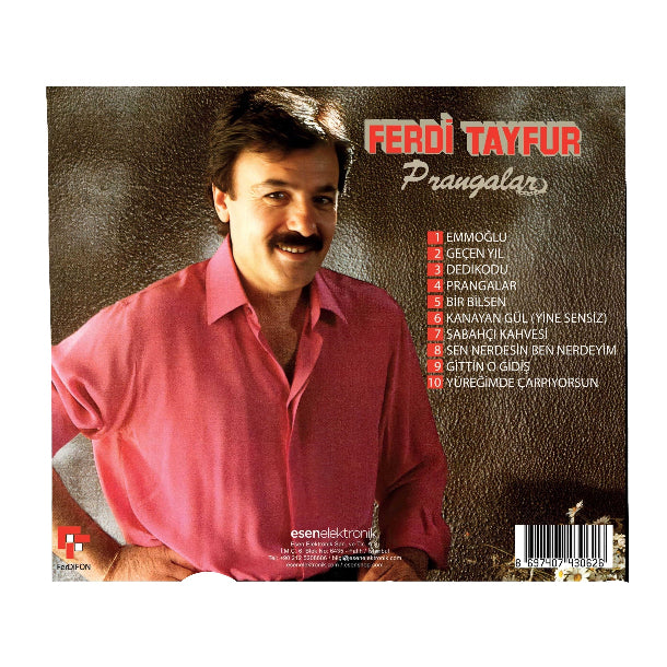 Ferdi Tayfur - Prangalar (CD) Ferdi Tayfur Prangalar CD | Arabesk Müzik | CD
