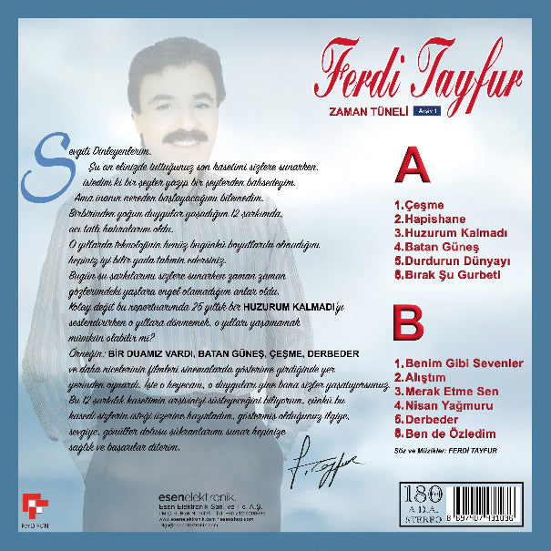 Ferdi Tayfur - Zaman Tüneli  Plak Arşiv 1 (Plak)Ferdi Tayfur Zaman Tüneli Arşiv 1 Plak