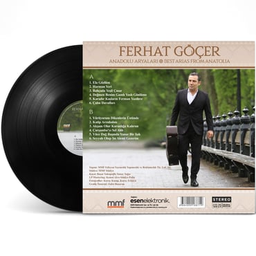 Ferhat Göçer Plak -Ferat Göcer- Anadolu Aryaları (Plak)Schallplatte