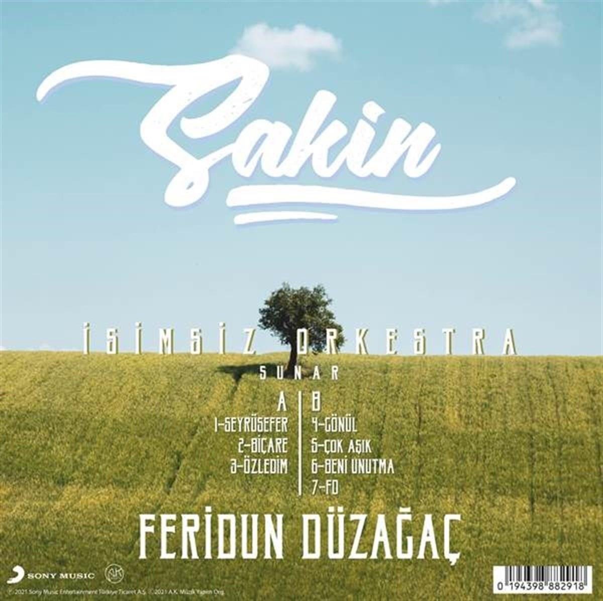 Feridun Düzağaç - Sakin (Plak)Schallplatten/Vinyl/Plak/Sony Müzik