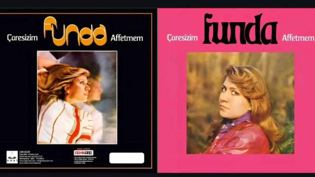 Funda Çaresizim Affetmem Plak - (Renkli Plak) Türk pop müziği | slow müzik | Plak