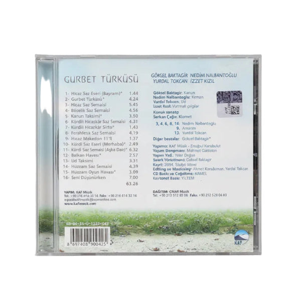 Gurbet Türküsü CD | Türk Sanat Müziği CD