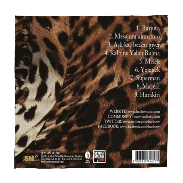 Hadise - Aşk Kaç Beden Giyer (CD) Hadise Aşk Kaç Beden Giyer? CD
