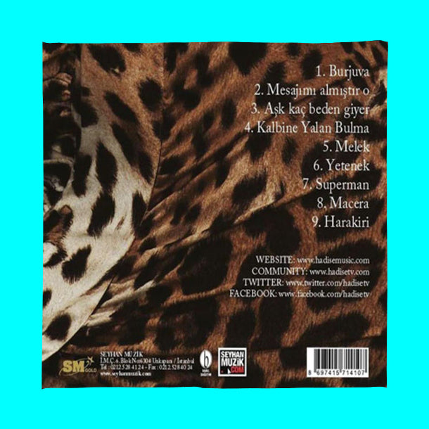 Hadise - Aşk Kaç Beden Giyer (CD) Hadise Aşk Kaç Beden Giyer? CD