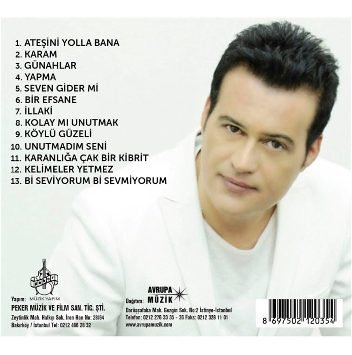 Hakan Peker - Efsane Şarkılar(CD)Türk Pop |Müziği|CD