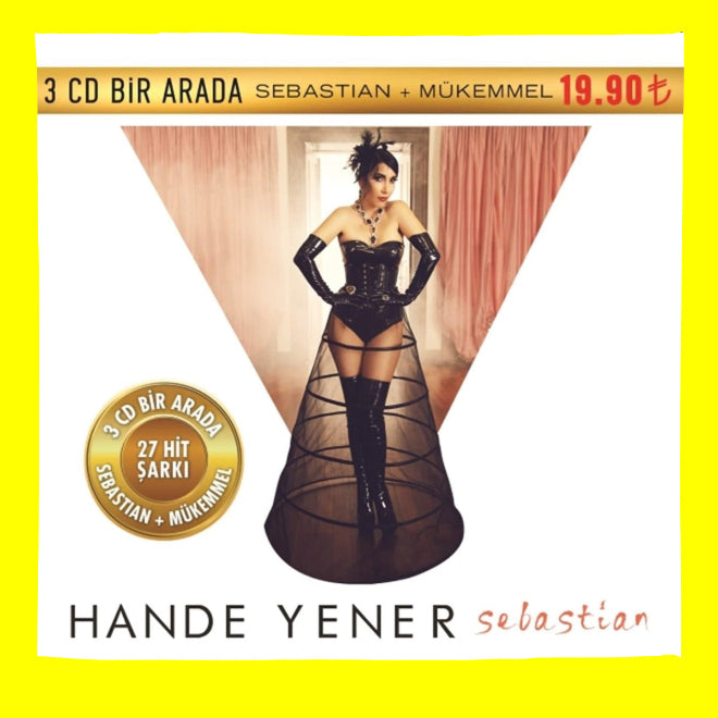 Hande Yener - Sebastian ( CD )Hande Yener Mükemmel + Sebastian CD | 3 CD | Türkçe CD