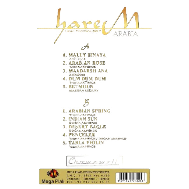 Harem Arabia Plak (Renkli Plak)Bauchtanz | orientalischer Tanz | Plak | Schallplatte | LP