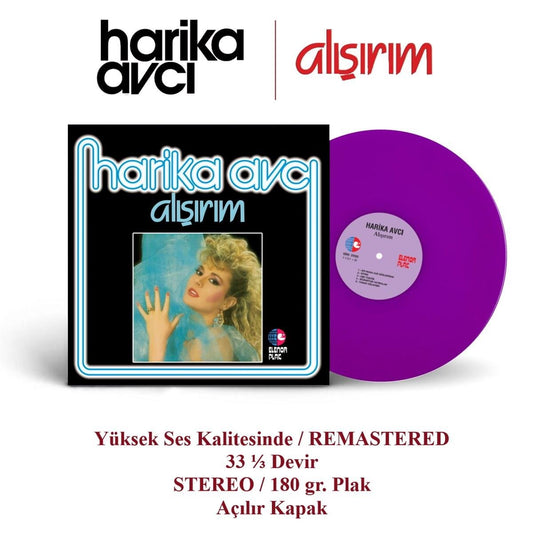 HARIKA AVCI - Alisirim - Record - Vinyl - Plak - Red LP