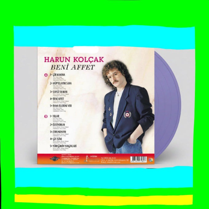 Harun Kolçak - Beni Affet (Renkli Plak) Harun Kolçak - Beni Affet Plak (Renkli Plak)LP