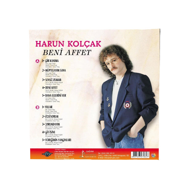 Harun Kolçak - Beni Affet (Renkli Plak) Harun Kolçak - Beni Affet Plak (Renkli Plak)LP