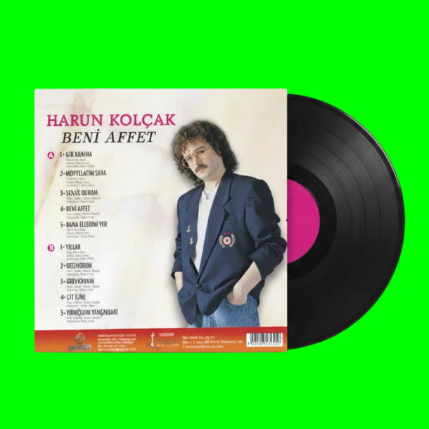 Harun Kolçak - Beni Affet  plak ( Siyah Plak) Schallplatte | LP