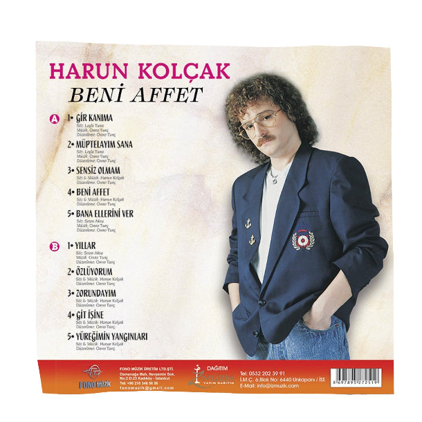 Harun Kolçak - Beni Affet  plak ( Siyah Plak) Schallplatte | LP