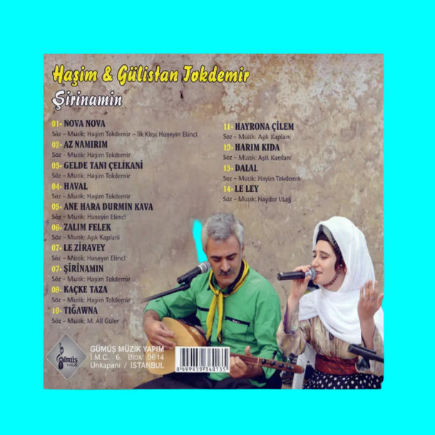 Haşim | Gülistan Tokdemir | CD- Şirinamin (CD)Kürt halk müziği | kurdische Volksmusik |CD