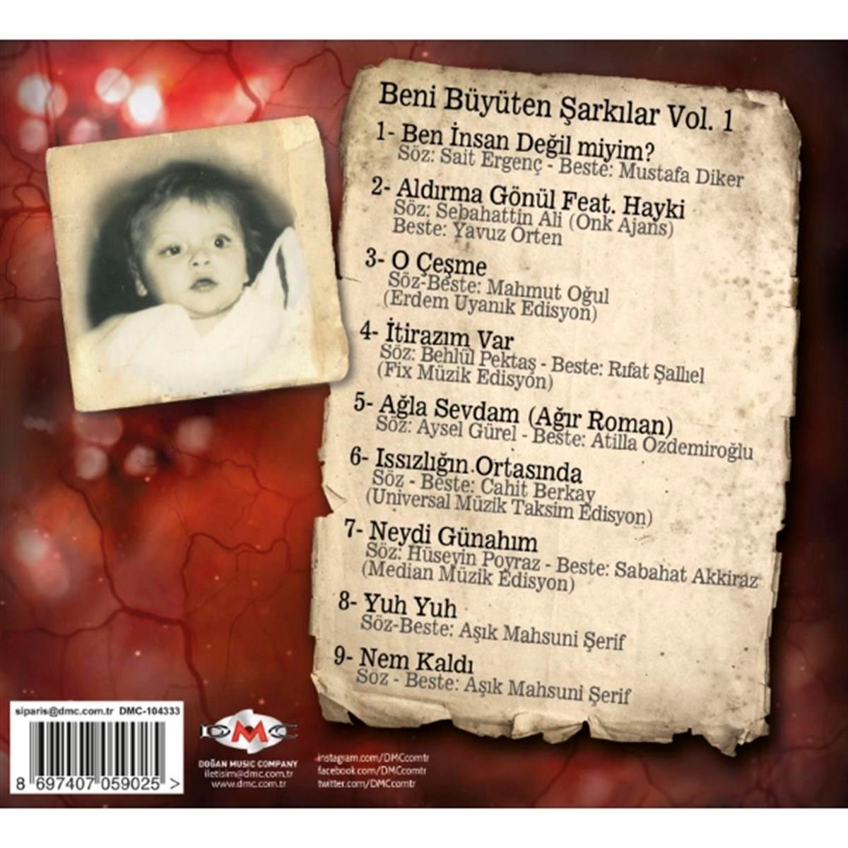 Hayko Cepkin - Beni Büyüten Şarkılar Vol.1 [Türkischer Rock | CD]