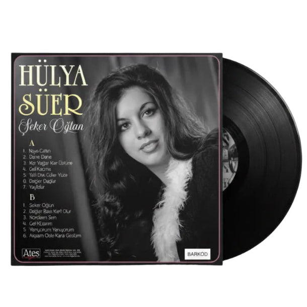 Hülya Süer - Şeker Oğlan Plak(Renkli Plak)Hülya Süer Şeker Oğlan Plak | Türk Halk Müziği | Plak