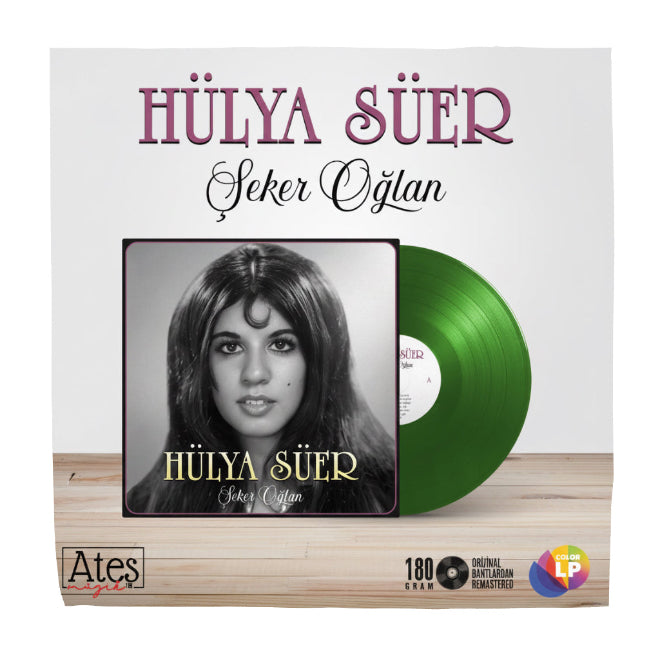 Hülya Süer - Şeker Oğlan (Renkli Plak) Hülya Süer Şeker Oğlan Plak (Renkli Plak) LP