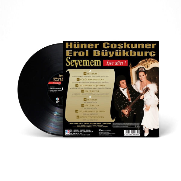 Hüner Coşkuner | Erol Büyükburç - Sevemem (Plak) Türkçe | Pop | Plak | Schallplatte | LP