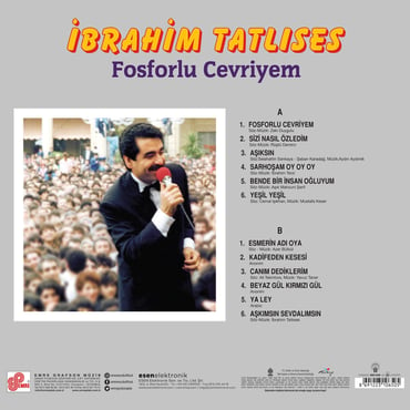 İbrahim Tatlıses-Tatlises Plak- Fosforlu Cevriyem Plak-Schallplatte