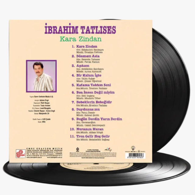 İbrahim Tatlıses - Kara Zindan Plak (ibrahim tatlises Plak) Ibrahim Tatlıses Schallplatte | ibrahim Tatlıses Plak çeşitleri