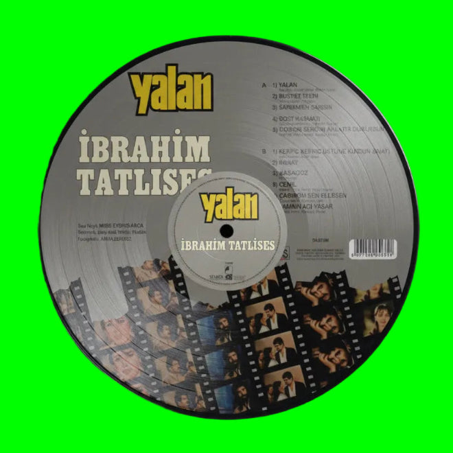 İbrahim Tatlıses Yalan Plak (ibrahim Tatlıses Yeni Albümü )Arabesk Plak | Schallplatte| LP