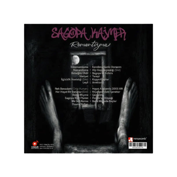 Sagopa Kajmer -Romantizma Plak(2 LP)Türkçe | Hip Hop | Rap | Hip Hop - Rap | Plak | Schallplatte | LP