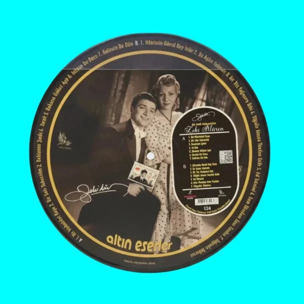 Zeki Müren -Bir Tatlı Tebessüm | Altın Eserler | Plak | Fotoğraf Baskı | Picture Disk | Schallplatte | LP