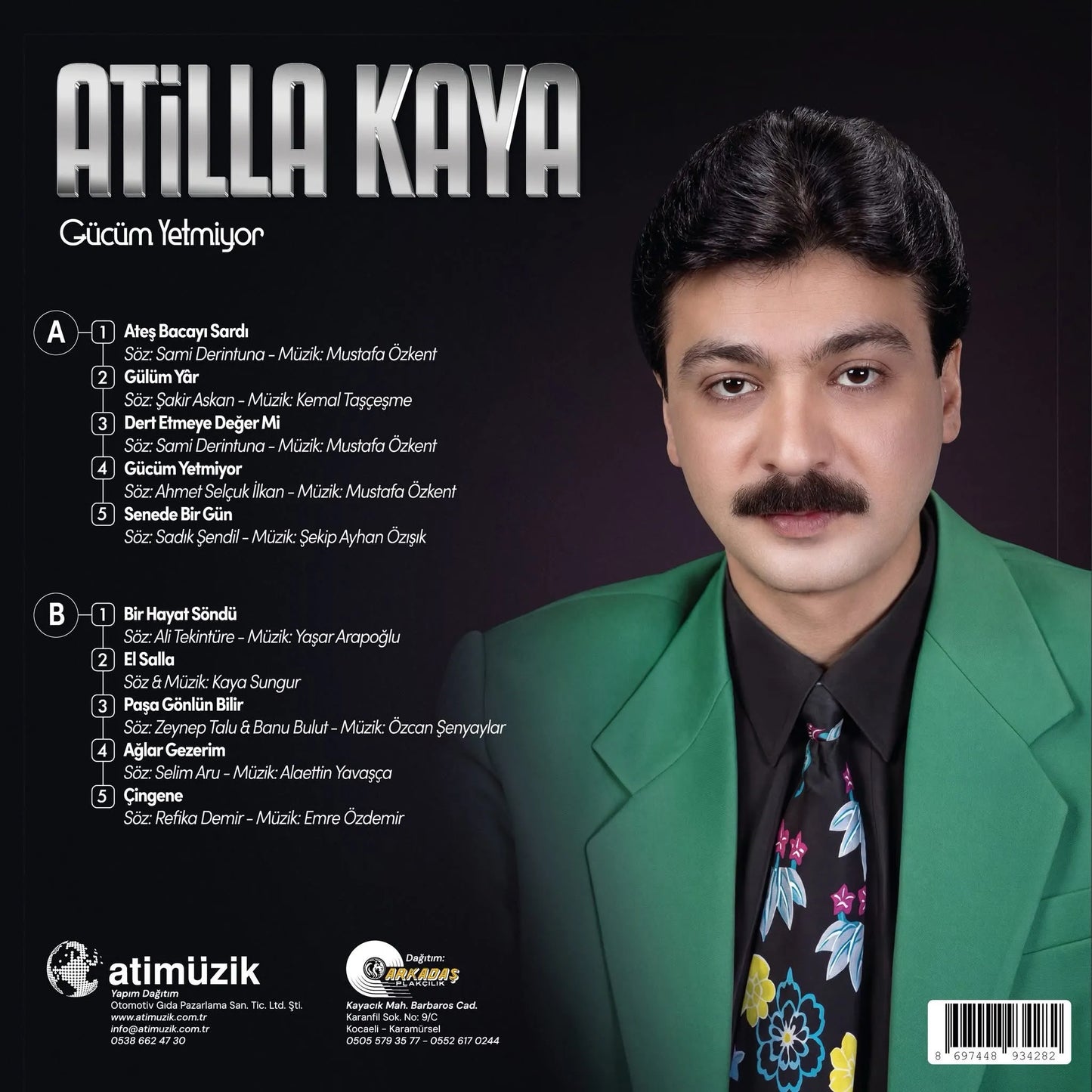 Atilla Kaya – Gücüm Yetmiyor Plak