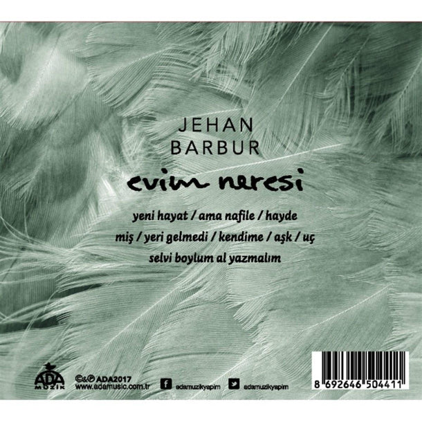 Jehan Barbur - Evim Neresi CD (CD) Pop Caz CD