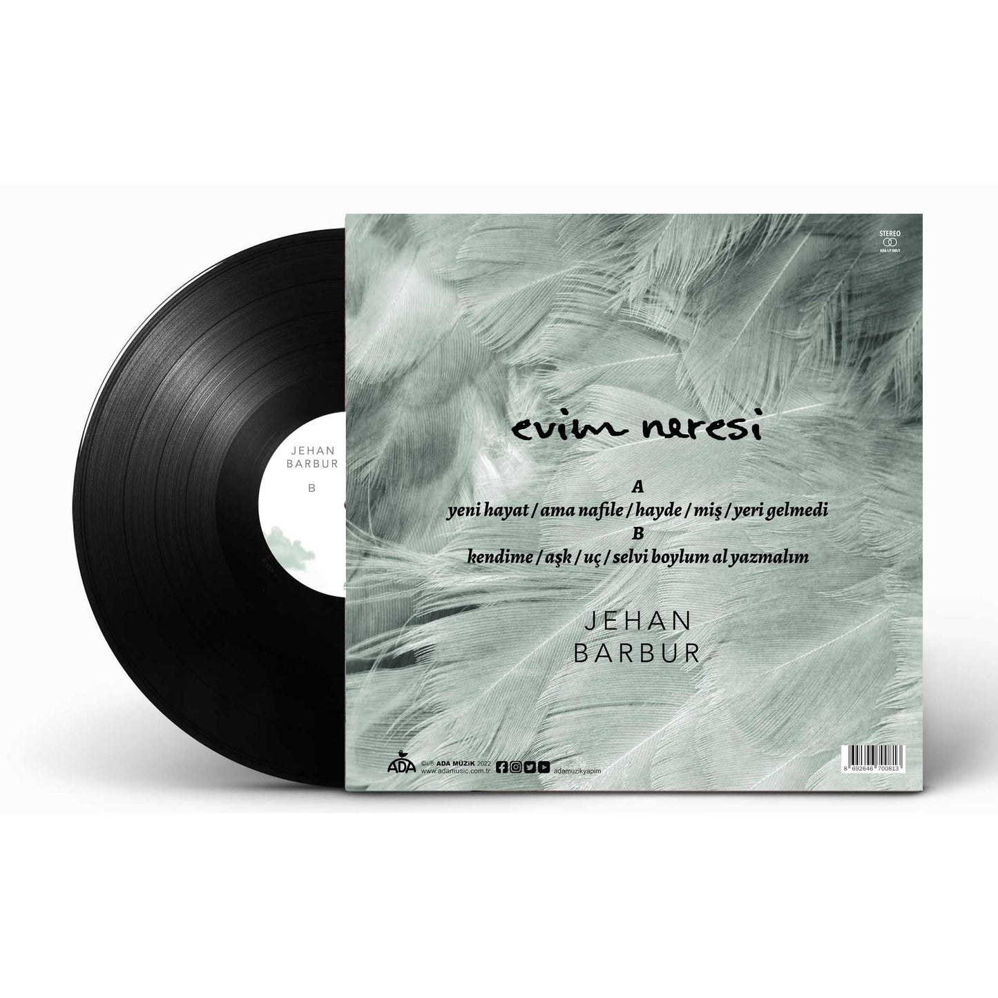 Jehan Barbur - Evim Neresi (Plak) Jehan Barbur Evim Neresi Plak | LP | Pop | Caz | Jazz | LP