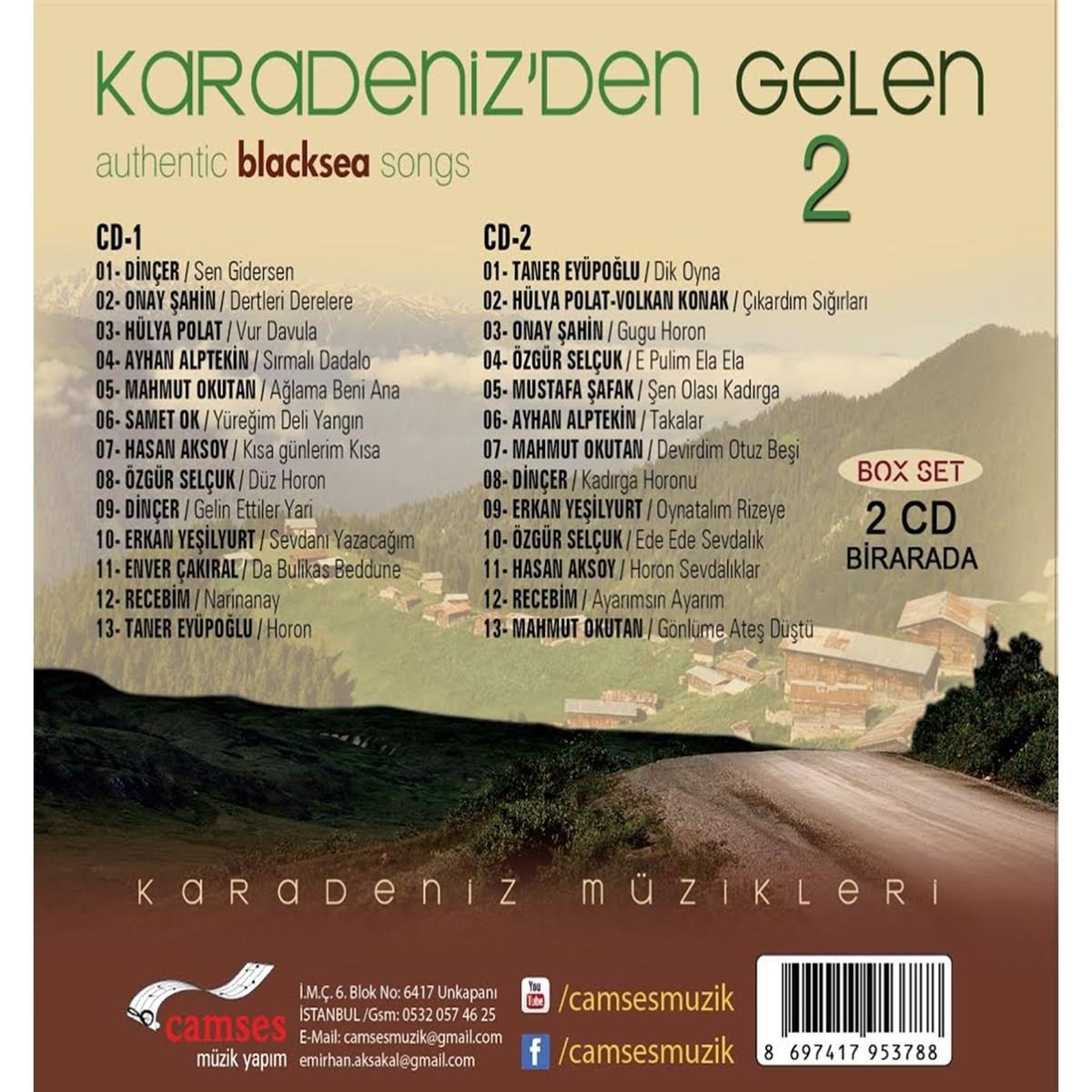 KARANENIZ'DEN GELEN 2  CD /Karadeniz 'den Gelen 2 Cd ( 2BOX SET 2 CD Birarada )