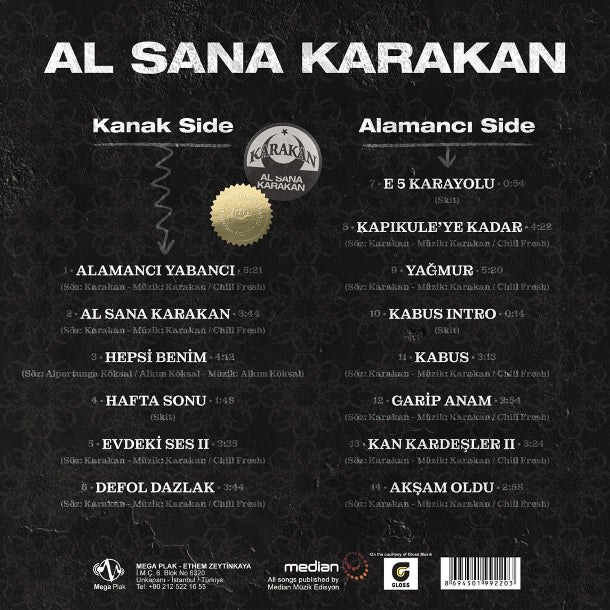 Karakan - Al Sana Karakan Plak (Hip Hop | Rap Plak) Türkçe Hip Hop | Rap Plak