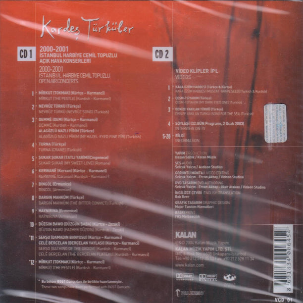 Kardeş Türküler - İn Concert (VCD) Özgün | Protest Müzik | Kardeş Türküler Konser VCD