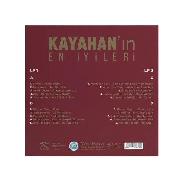 Kayahan - En İyileriyle plak (2 Plak)En İyileri Plak |Kayahan en iyileri Schallplatte | LP