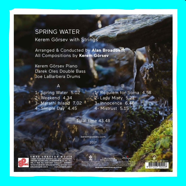 Kerem Görsev - Spring Water (Plak) Alan Broadbent | Darek Oles | Joe LaBarbela | LP