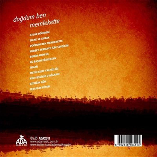 Kesmeşeker - Doğdum Ben Memlekette [Türkischer Rock | CD]
