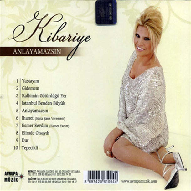 Kibariye - Anlayamazsın (CD) Kibariye CD | Anlayamazsin CD | Türkçe | Arabesk | Pop | CD
