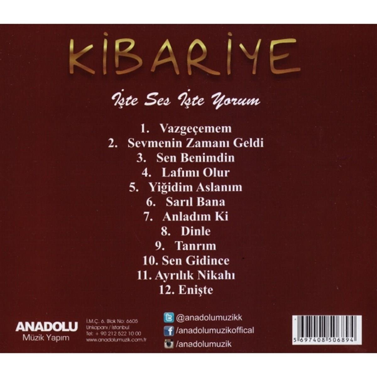 Kibariye- İşte Ses İşte Yorum(CD) Arabesk |CD