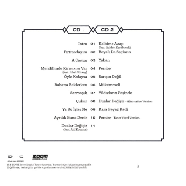 Mabel Matiz CD | Maya-| Sarmaşık|  Çukur |Cukur- CD