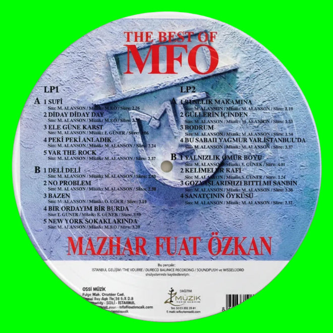 Mazhar Fuat Özkan - The Best Of | MFÖ Plak(2 PLAK)Türkçe | Pop | Rock | Plak |Schallplatte